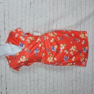 Alexia Admor - Coral Floral Dress 💘